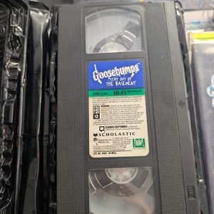 Scholastic Goosebumps VHS — Yellow, Purple, Blue